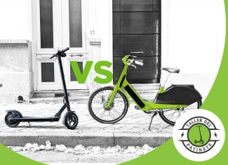 ¿Bicicleta eléctrica o patinete eléctrico?