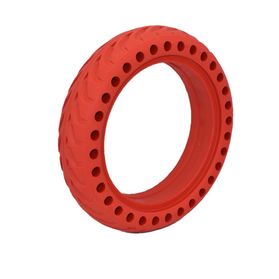 Rueda maciza ultraligera 8.5×2 – punto rojo neumáticos mas ligera y  flexible Compatible con Xiaomi Scooter Electrico M365/M365 Pro, Xiaomi 1S,  Cecotec 