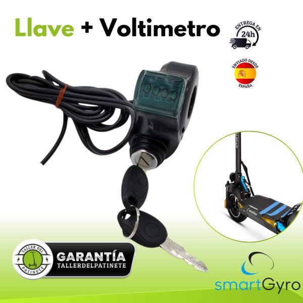 llave + voltimetro