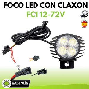 FOCo led con claxon FC1 12-72v