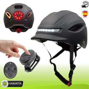 Casco con Intermitente Talla Unica