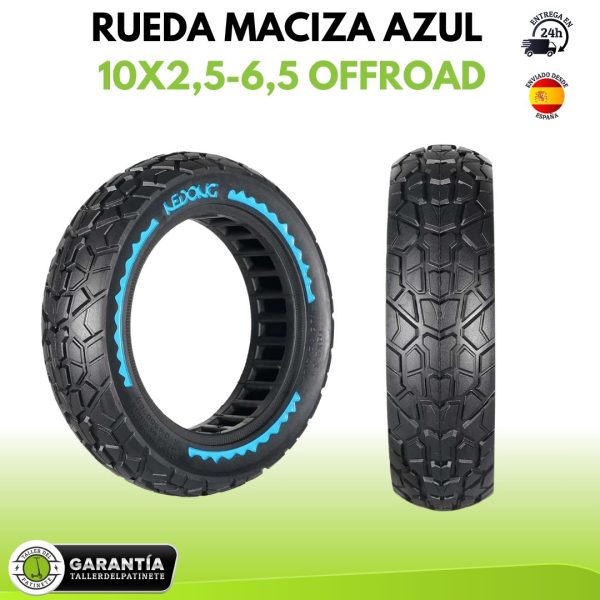 RUEDA MACIZA ZWHEEL ZFOX MAX Azul 10 X 2,5 - 6,5 OFFroad