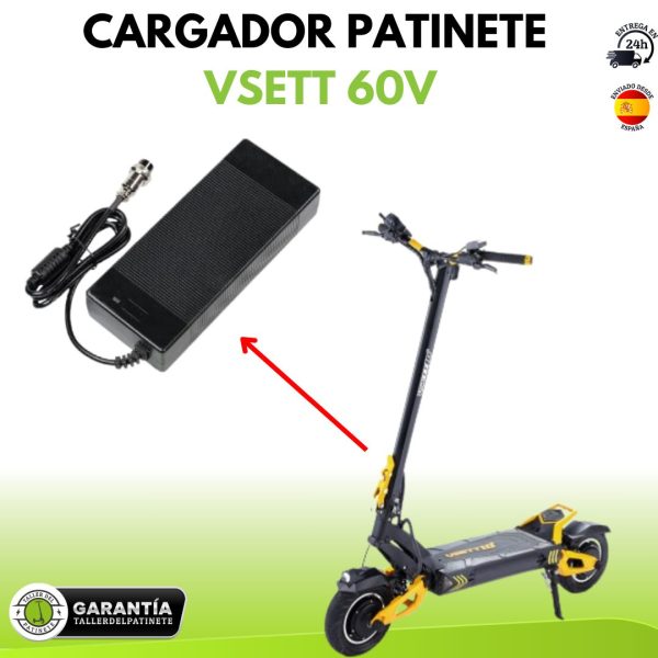 Cargador patinete Vsett 60V