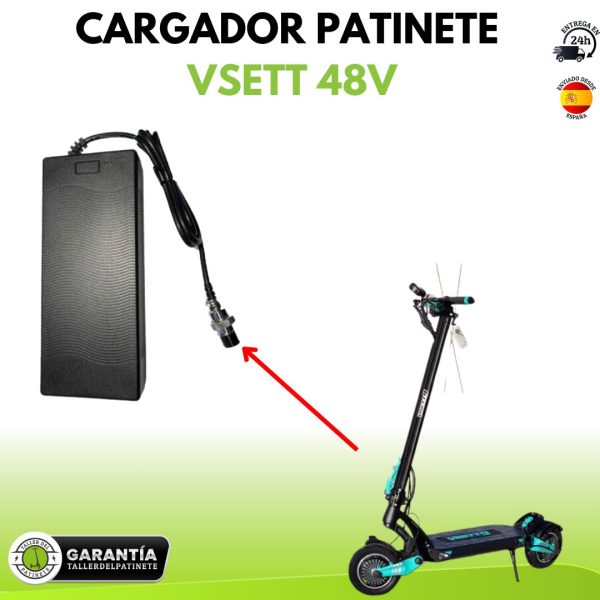 Cargador patinete Vsett 48V