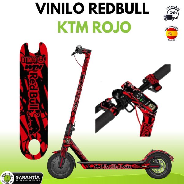 VINILO REDBULL KTM ROJO