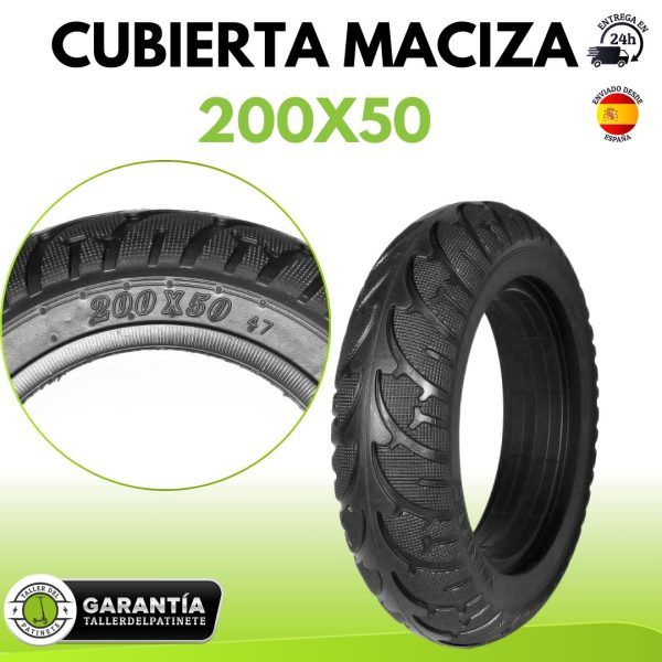 cubierta maciza 200x50