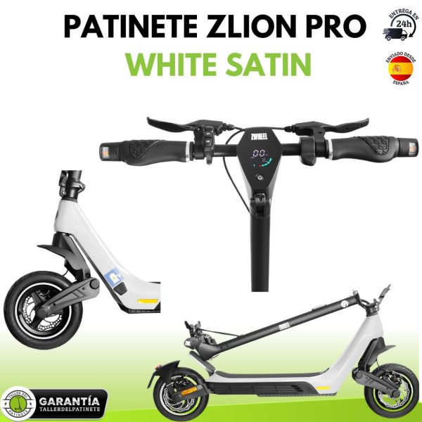 Patinete Eléctrico ZLion Pro White Satin