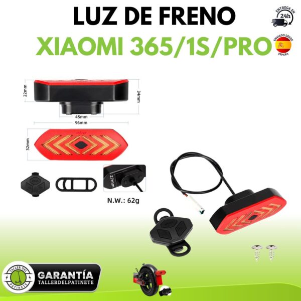 luz de freno xiaomi 365/1s/pro