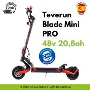 Teverun Blade Mini 48V 15,6 Ah 10" Red Single Motor