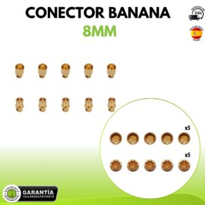 conector banana 8mm