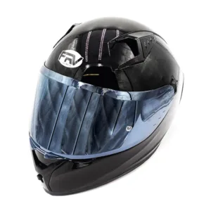 Casco Negro Brillante