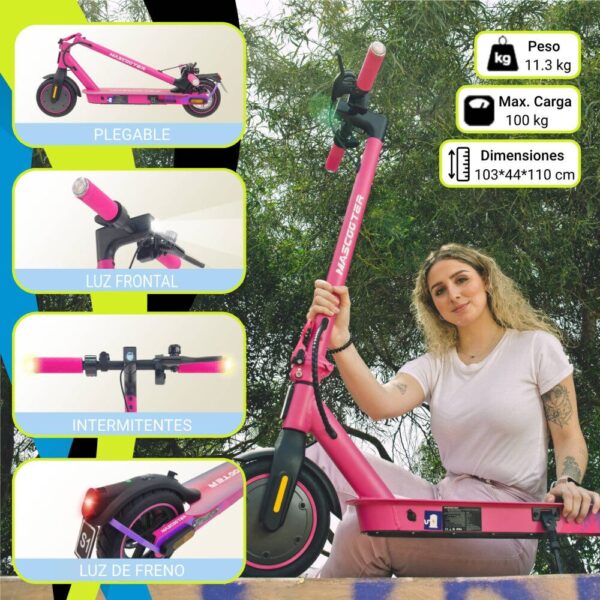 Mascooter s1 furius rosa