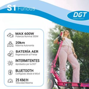 Mascooter s1 furius rosa