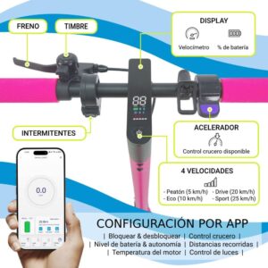 Mascooter s1 furius rosa