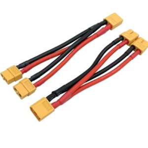 Paquete de 2 conectores de batería XT60 paralelo