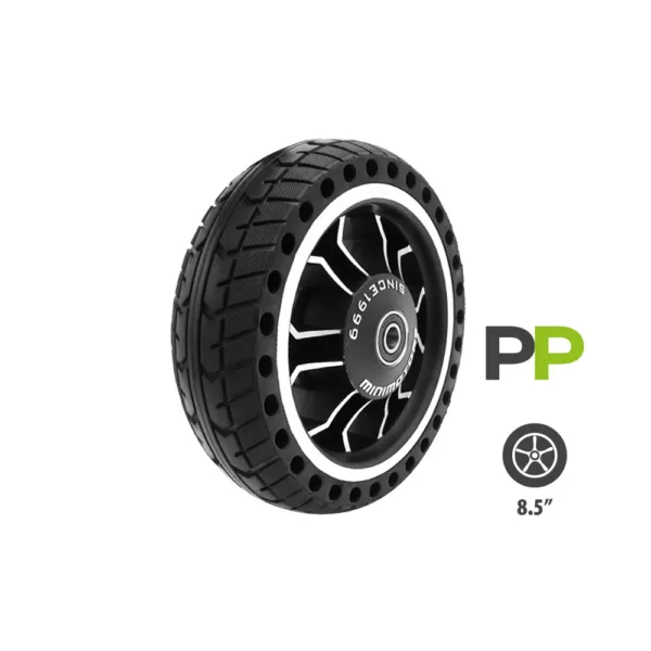Rueda delantera con neumático macizo para patinete eléctrico Minimotors Dualtron Mini