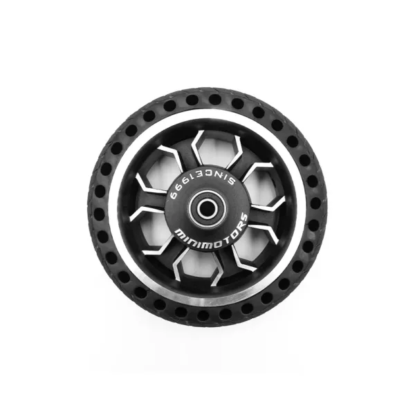 Rueda delantera con neumático macizo para patinete eléctrico Minimotors Dualtron Mini