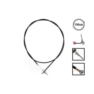 Cable de freno de tambor trasero original para patinete eléctrico Dualtron Togo