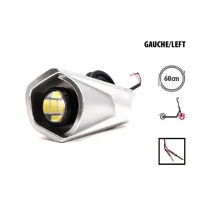 Plástico delantero izquierdo con LED para patinete eléctrico Dualtron Togo