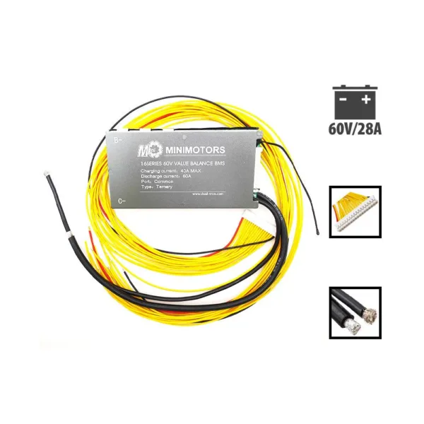 BMS original para batería 60V 28A de patinete eléctrico Dualtron City