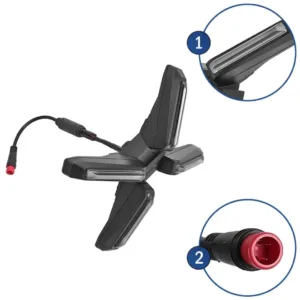 Luces LED tipo X compatibles con patinete Segway Ninebot ZT3 Pro