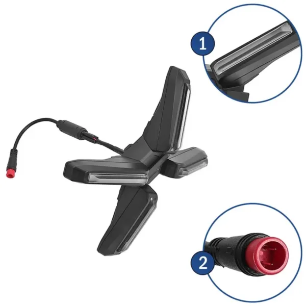 Luces LED tipo X compatibles con patinete Segway Ninebot ZT3 Pro