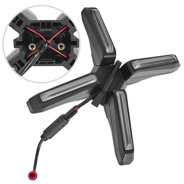 Luces LED tipo X compatibles con patinete Segway Ninebot ZT3 Pro