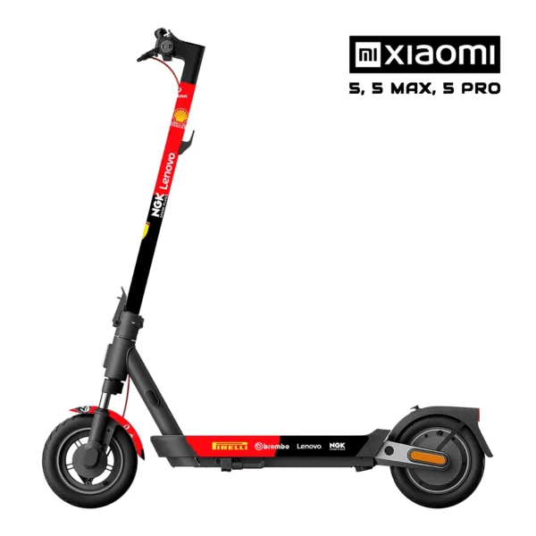 Vinilo Fox Rockstar para patinete Xiaomi 5 / 5 PRO / 5 MAX / 4 PRO 2 GEN