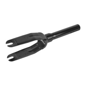 Horquilla con suspensión delantera negra compatible con Xiaomi Mi3, ideal para mejorar la estabilidad y absorber impactos durante la conducción.