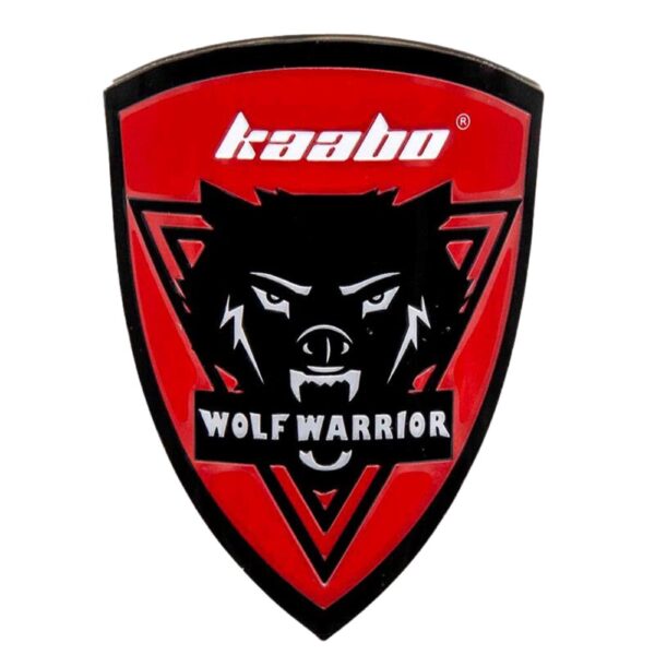 Emblema 5x7cm para mástil de patinete eléctrico Kaabo Wolf Warrior 11