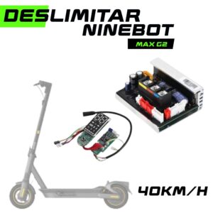 Kit completo de deslimitación para Ninebot Max G2 con display y controladora deportiva.
