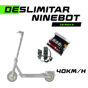 Kit completo de deslimitación para Ninebot Max G2 con display y controladora deportiva.