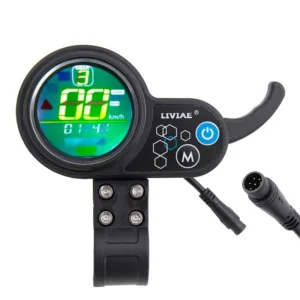 Display LIVIAE de 6 pines con acelerador de índice para patinete eléctrico