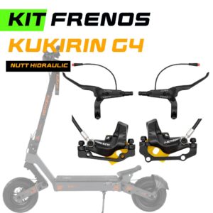 Kit Frenos Hidraulicos NUTT 4 PISTONES Kukirin G4
