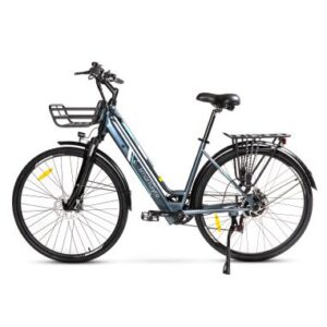 Bicicleta eléctrica Smartgyro E-Bike Sunset Titanium paseo urbana 28 pulgadas