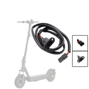 Base de carga para patinete eléctrico Xiaomi 5 con cable de 78 cm y conector resistente