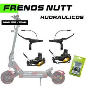 Frenos hidraulicos Nutt 4 pistones Ecoxtrem M41( Kit de Instalación completo )