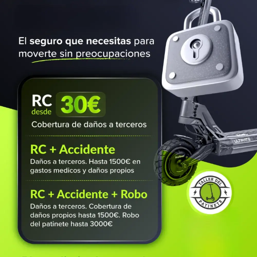 Seguro para Patinete Eléctrico Obligatorio 2026 Seguro para Patinete Eléctrico Obligatorio 2026